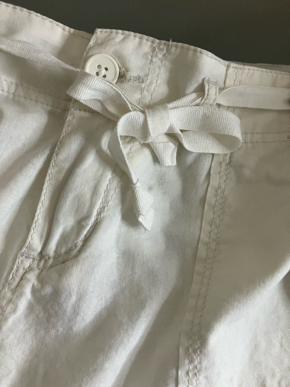 UNIONBAY White Drawstring Cargo Bermuda Shorts - Picture 6 of 13